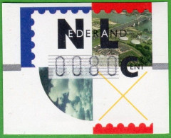 Niederlande Nederland ATM 2.1 / 0080 Postfrisch Frama Automatenmarken Etiquetas Automatici Distributeurs - Automaatzegels [ATM]