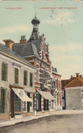 4894 318 Winschoten Langestraat Met Stadhuis 1909 Verstuurd Maar Snippeling (bij Deventer) Met LBPK 1891 Winschoten 1 - Winschoten