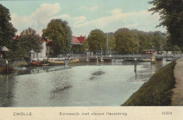 4894 365 Zwolle, Emmawijk Met Nieuwe Havenbrug 1911 Met LBPK 2003 Zwolle 7 , Aankomst Stempel LBPK 1 - Zwolle