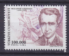 Turkey 2002 Mi. 3304, Muzaffer Sansözen Musike Und Publizist - Used Stamps