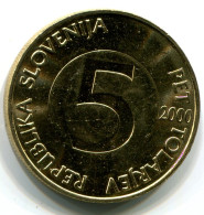 5 TOLAR 2000 ESLOVENIA SLOVENIA UNC Moneda HEAD CAPRICORN #W11041.E - Slowenien