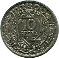 10 FRANCS 1946 MARRUECOS MOROCCO Moneda #AP255.E - Maroc