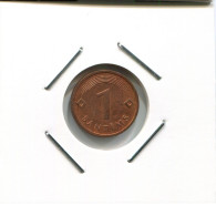 1 SANTIMS 1992 LETONIA LATVIA Moneda #AR669.E - Lettonie