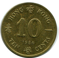 10 CENTS 1984 HONG KONG Moneda #BA167.E - Hongkong