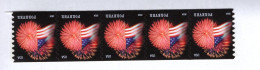 291906621 2014 SCOTT 4853 (XX)   POSTFRIS MINT NEVER HINGED  Strip Van 5  Flag And Firework - Ongebruikt