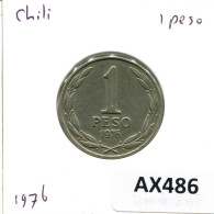 1 PESO 1976 CHILE Münze #AX486.D - Chili