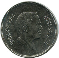 ½ DIRHAM / 50 FILS 1991 JORDAN Münze #AP078.D - Jordanië