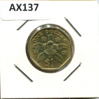 1 DOLLAR 1995 SINGAPUR SINGAPORE Münze #AX137.D - Singapur