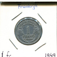 1 FRANC 1949 FRANKREICH FRANCE Französisch Münze #AM297.D - 1 Franc