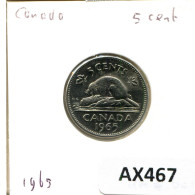 10 CENTS 1965 CANADA Pièce #AX467.F - Canada