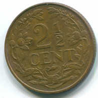 2 1/2 CENT 1965 CURACAO NÉERLANDAIS NETHERLANDS Bronze Colonial Pièce #S10208.F - Curaçao