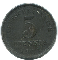 5 PFENNIG 1921 ALLEMAGNE Pièce GERMANY #AE295.F - 5 Rentenpfennig & 5 Reichspfennig