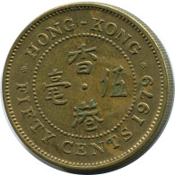 50 CENTS 1979 HONG KONG Pièce #AZ151.F - Hongkong