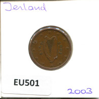 5 EURO CENTS 2003 IRLANDE IRELAND Pièce #EU501.F - Irlande