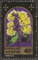 NEW ZEALAND 1981 Christmas  -40c. - Golden Tainui (flower) FU - Oblitérés