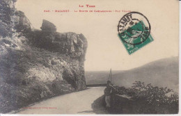 Mazamet La Route De Carcassonne -Roc Vilain  Carte Postale Animee 1911 - Mazamet