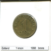 1 KROON 1998 ESTONIA Coin #AS681.U - Estonie