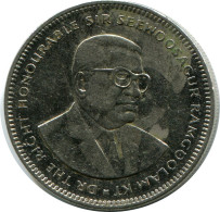 1/2 RUPEE 1987 MAURITIUS Coin #AP905.U - Mauricio