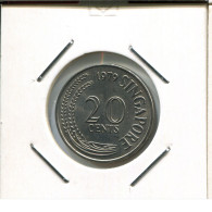 20 CENTS 1979 SINGAPORE Coin #AR819.U - Singapour