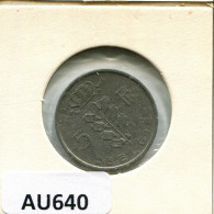 5 FRANCS 1949 DUTCH Text BELGIUM Coin #AU640.U - 5 Franc