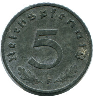5 REICHSPFENNIG 1941 F GERMANY Coin #DB889.U - 5 Reichspfennig