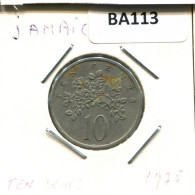 10 CENTS 1975 JAMAIKA JAMAICA Münze #BA113.D - Giamaica