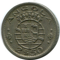 25 ESCUDOS 1956 ANGOLA Coin #AP850.U - Angola