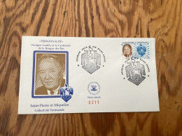 Enveloppe 1er Jour Saint-pierre Et Miquelon Personnalité 8 Nov 89 - Used Stamps