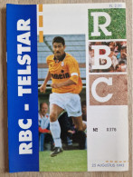 Programme RBC Roosendaal - Telstar - 25.8.1993 - KNVB Eerste Divisie  - Holland - Programm - Football - Libros