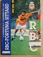 Programme RBC Roosendaal - Fortuna Sittard - 6.11.1993 - KNVB Eerste Divisie  - Holland - Programm - Football - Libros