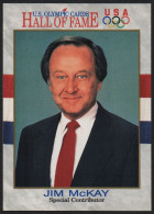 UNITED STATES - U.S. OLYMPIC CARDS HALL OF FAME - SPECIAL CONTRIBUTOR - JIM McKAY - SPORTS COMMENTATOR - # 77 - Tarjetas