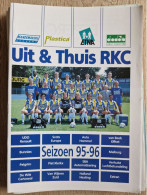 Programme RKC Waalwijk - FC Volendam - 20.9.1995 - KNVB Eredivisie  - Holland - Programm - Football - Books