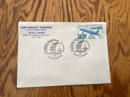 Enveloppe 1er Jour Saint-pierre Et Miquelon Air St Pierre 1987 - Blocks & Sheetlets