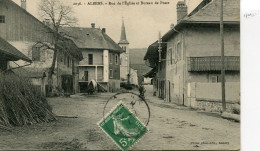 14893  - Savoie  ALBENS  :  BUREAU DE POSTE  ET RUE DE L EGLISE  - Circulée  Pittier - Albens