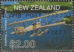 NEW ZEALAND 2001 Aircraft - $2 - Boeing & Westervelt Seaplane FU - Used Stamps
