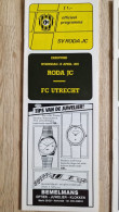 Programme Roda JC - FC Utrecht - 15.4.1987 - KNVB Eredivisie  - Holland - Programm - Football - Livres