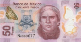 MEXIQUE 50 PESOS 13.05.2015 UNC Série Q N6089677 - Mexico