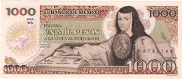 MEXIQUE 1000 PESOS 30.10.1984 XF Série WA R4742148 - Mexique