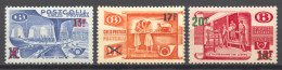 Belgium, 1953, Postpakket, Postcolli, Colis Postaux, Revalued, Overprinted, MNH, Michel 38-40 - Postfris