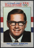 UNITED STATES - U.S. OLYMPIC CARDS HALL OF FAME - SPECIAL CONTRIBUTOR - WILLIAM SIMON - # 80 - Trading-Karten