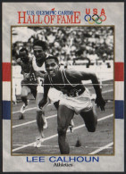 UNITED STATES - U.S. OLYMPIC CARDS HALL OF FAME - ATHLETICS - LEE CALHOUN - 110 Mt. HURDLES - # 81 - Trading-Karten