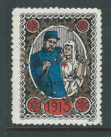 VIGNETTE CROIX-ROUGE DELANDRE - FRANCE Comité De BOGOTA 1916 1917 WWI WW1 Cinderella Poster Stamp 1914 1918 War - Red Cross