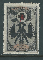 VIGNETTE CROIX-ROUGE DELANDRE - FRANCE Comité De PETROGRAD RUSSIA 1916 17 WWI WW1 Cinderella Poster Stamp 1914 1918 War - Rode Kruis