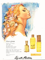 PUB PARFUM ( BLUE GRASS ) De " ELYSABETH ARDEN " 1966 ( 1 ) - Non Classificati