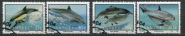 Transkei Mi# 267-70 FDC-gestempelt/CTO - Fauna Dolphins - Transkei