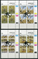 Transkei Control Blocks Mi# 271-4 FDC-gestempelt/CTO - Fauna Birds - Transkei