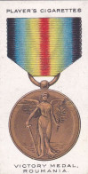 Players War Decorations & Medals 1927 - 67 Rumania, The Victory Medal - Player's