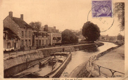 Péniche Batellerie Gabare Navigation Barques Pêcheur Canal Rivière Fleuve Pont Bateau De Loire - Péniches