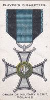 Players War Decorations & Medals 1927 - 78 Poland, Order Of Military Merit - Player's