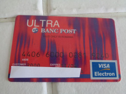 Romania Bank Card - Credit Cards (Exp. Date Min. 10 Years)